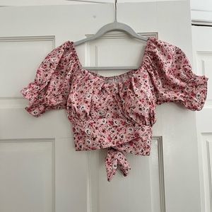 Princess Polly Floral Crop Top